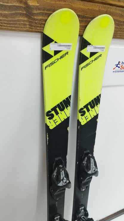 Fischer Stunner 141 cm Ski + Fischer 7.5 Bindungen Wintersport Spaß Abenteuer