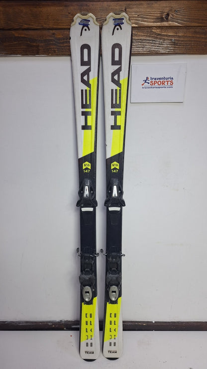 HEAD Supershape Team R SLR 2 147cm  Ski + Elan 10 Bindings  Winter Sport