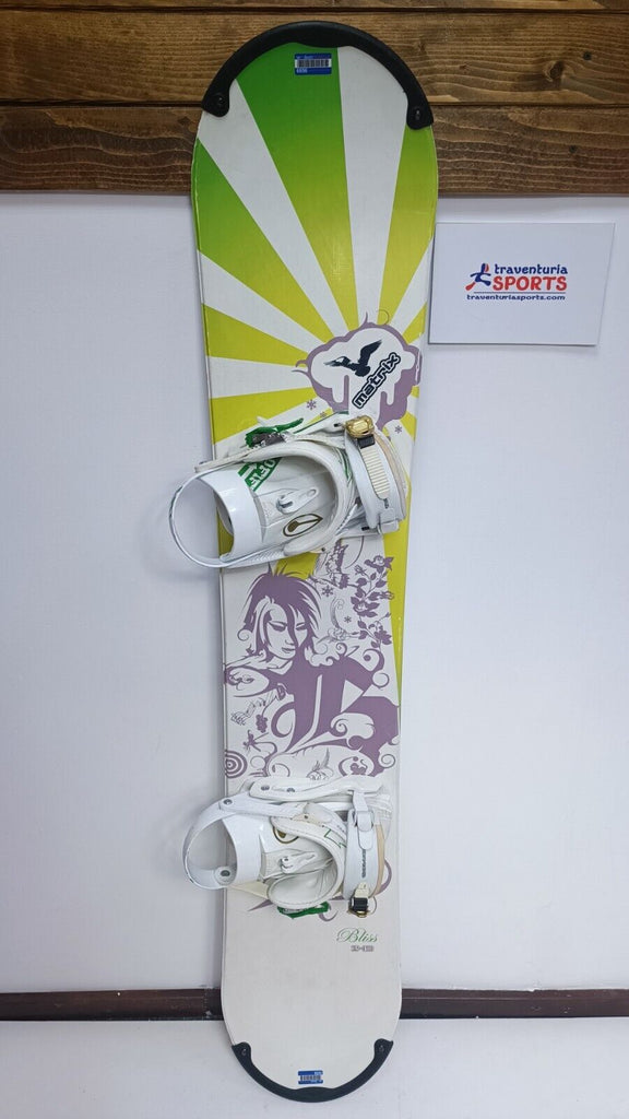 Matrix Bliss 149cm Snowboard + Drake Size M Bindings Adventure Sport