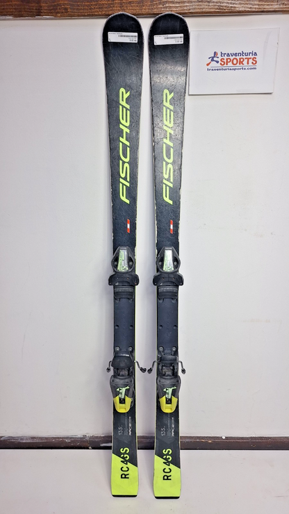 Fischer RC4 WC FIS 135 cm Ski + Fischer 9 Bindung Wintersport Schnee