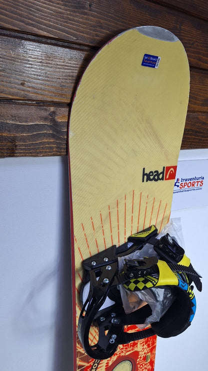HEAD Rocka 4D 159 cm Snowboard + Brand New Talerun L Bindings Winter Sport Fun