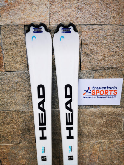 HEAD Supershape Team Easy 157cm  Ski + HEAD 7.5 Bindings  Winter Sport