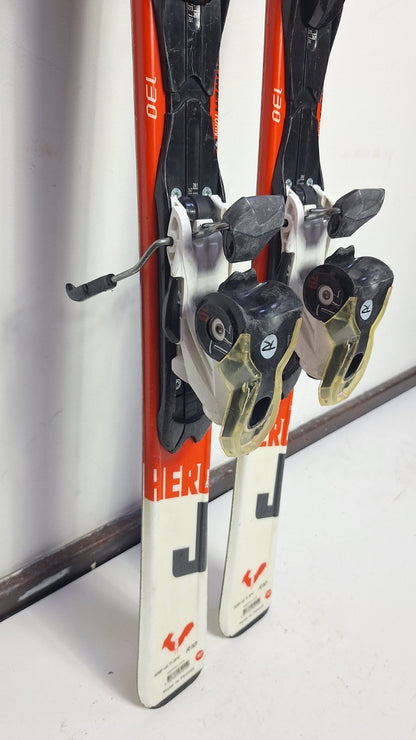 Rossignol Hero JR 130 cm Ski + Rossignol 7 Bindungen Wintersport Schnee