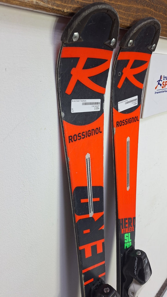 Rossignol Hero Athlete SL Pro 135 cm Ski + Fischer RS9 Bindings 