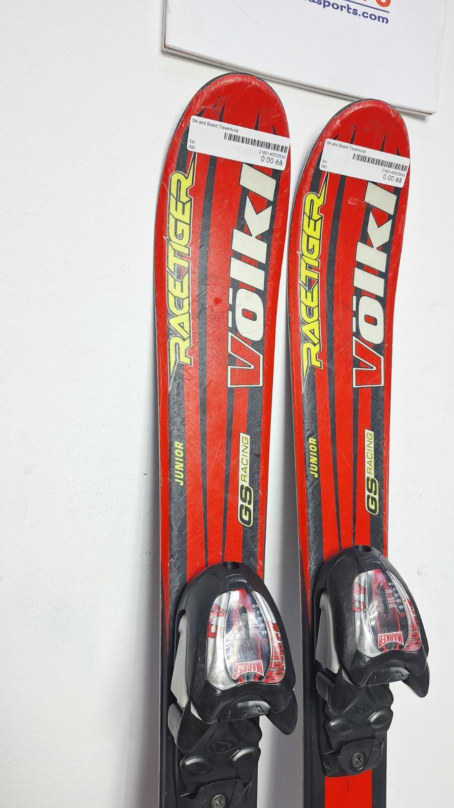 Volkl Racetiger GS 90cm Ski + Marker 4.5 Bindings Winter Sport Fun