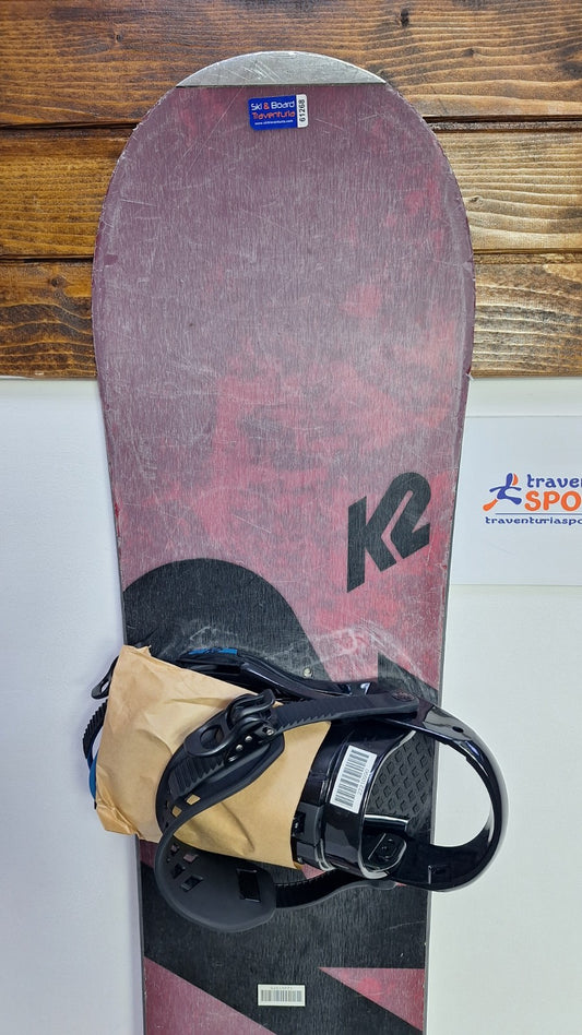 K2 Rental  EST.87  155W cm Snowboard + Brand New K2 M Bindings  Winter Snow Fun