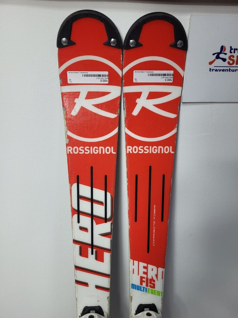 Rossignol Hero FIS F9 132 cm Ski + Marker 7 Bindings Winter Fun