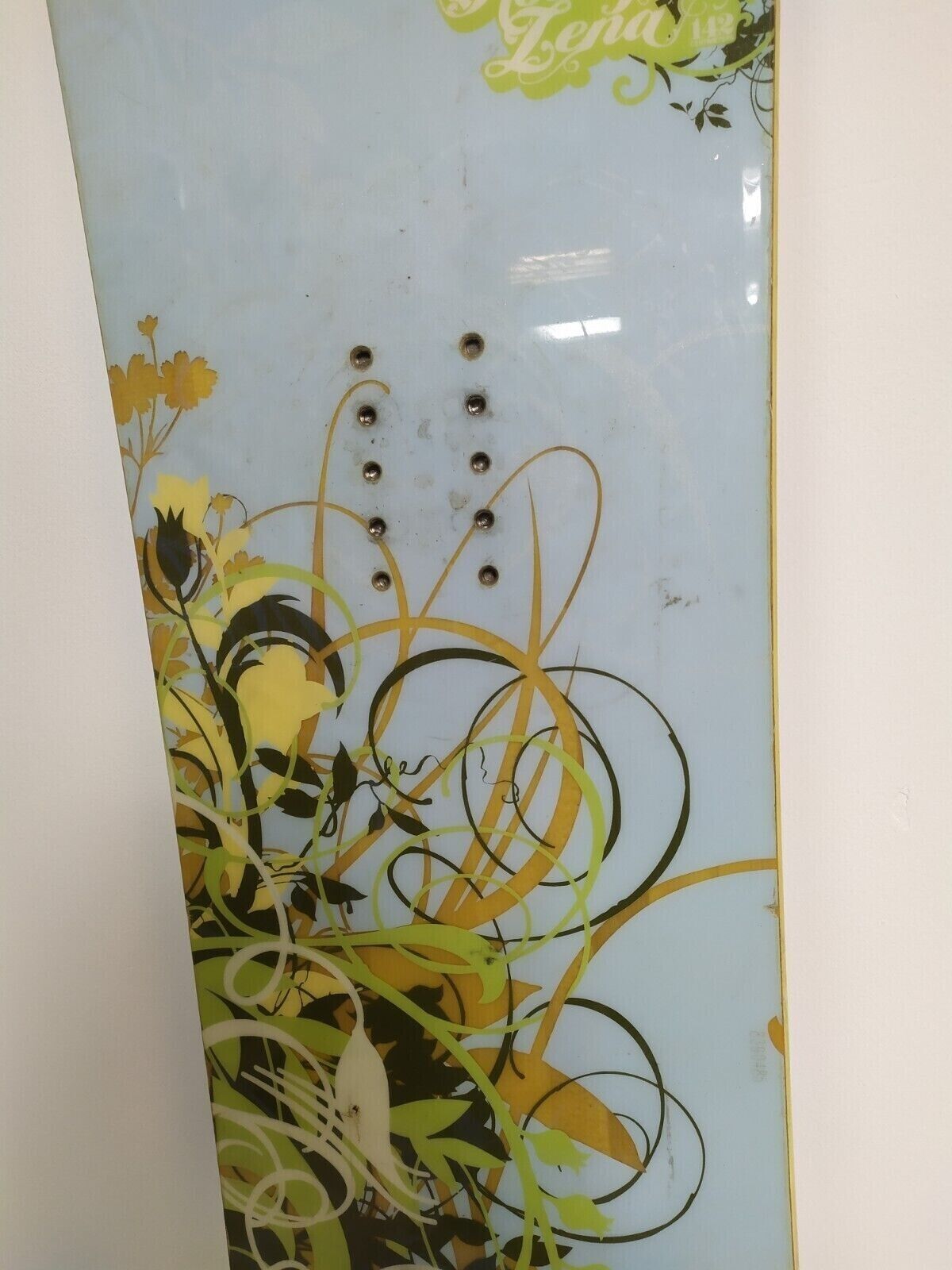Snowboard Rossignol Zena 142 cm, anima in legno CBS, sport avventura, divertimento invernale