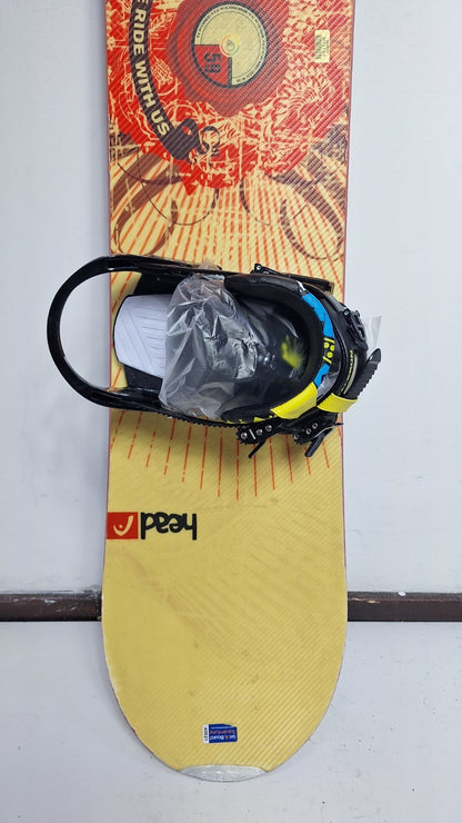 HEAD Rocka 4D 159 cm Snowboard + Brand New Talerun L Bindings Winter Sport Fun