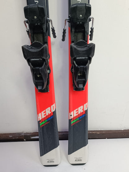 Sci Rossignol Hero J 150 cm + attacchi Elan ESR 10 Divertimento invernale Sport sulla neve