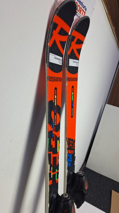 Rossignol Hero Athlete GS Pro 124 cm Ski + Look 7 Bindings Winter Sport Snow Fun