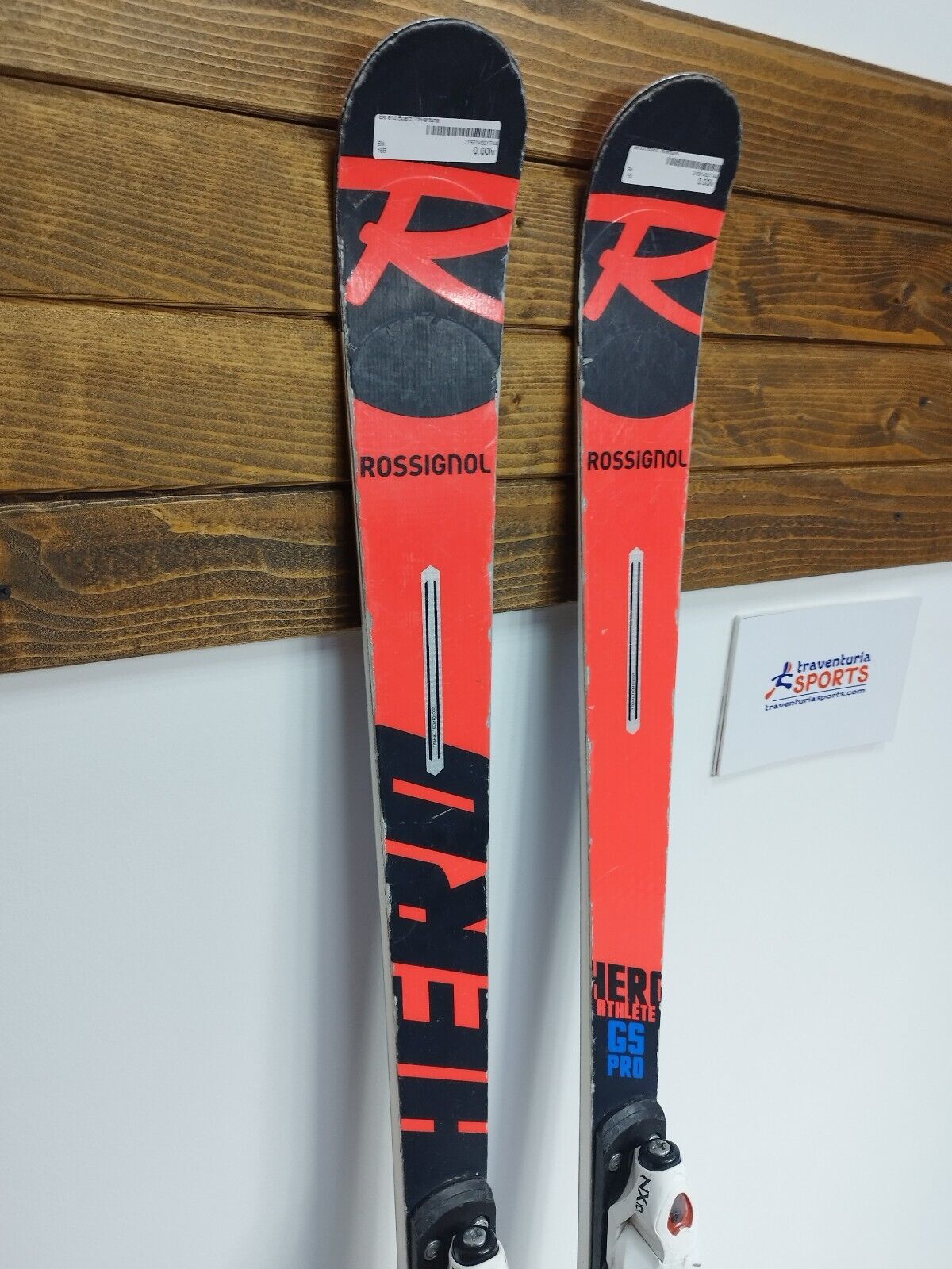 Rossignol Hero FIS GS Pro 165 cm Ski + Look 10 Bindings Winter Fun Snow