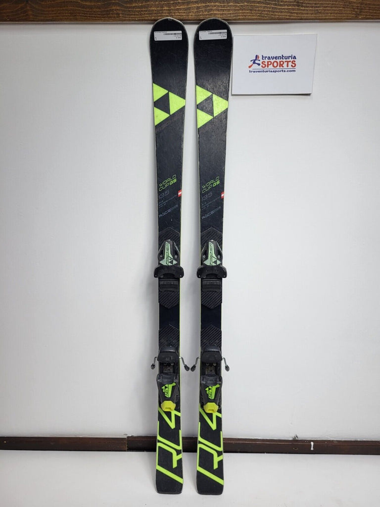 Fischer RC4 WC FIS 135 cm Ski + Fischer 7.5 Bindungen Wintersport