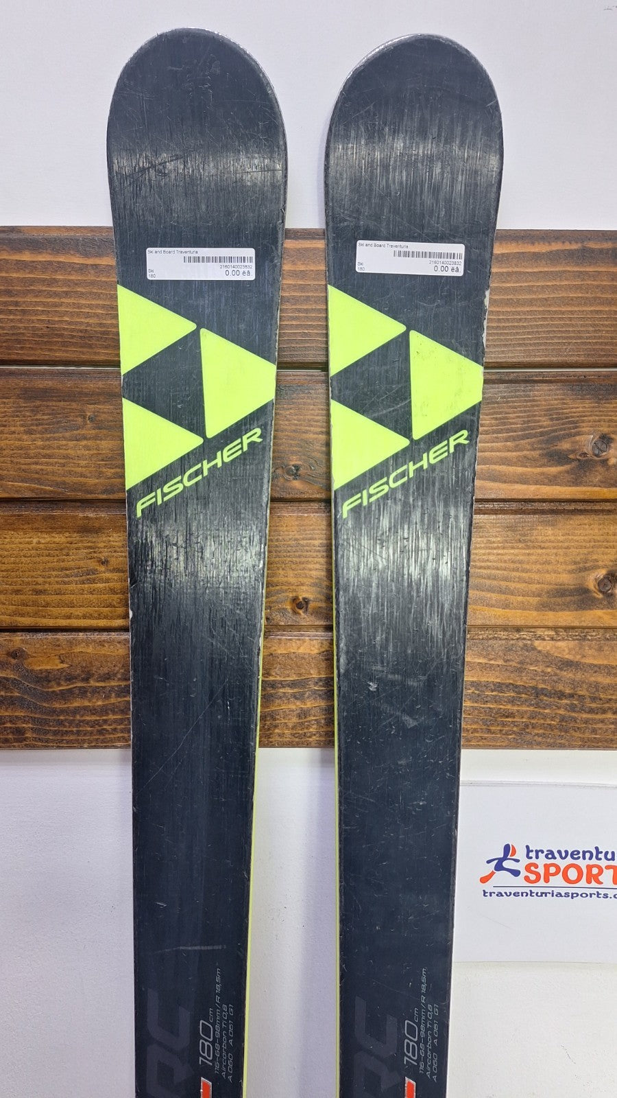 Fischer GS RC4 180cm  Ski + Fischer Z12 Bindings Adventure Winter Sport