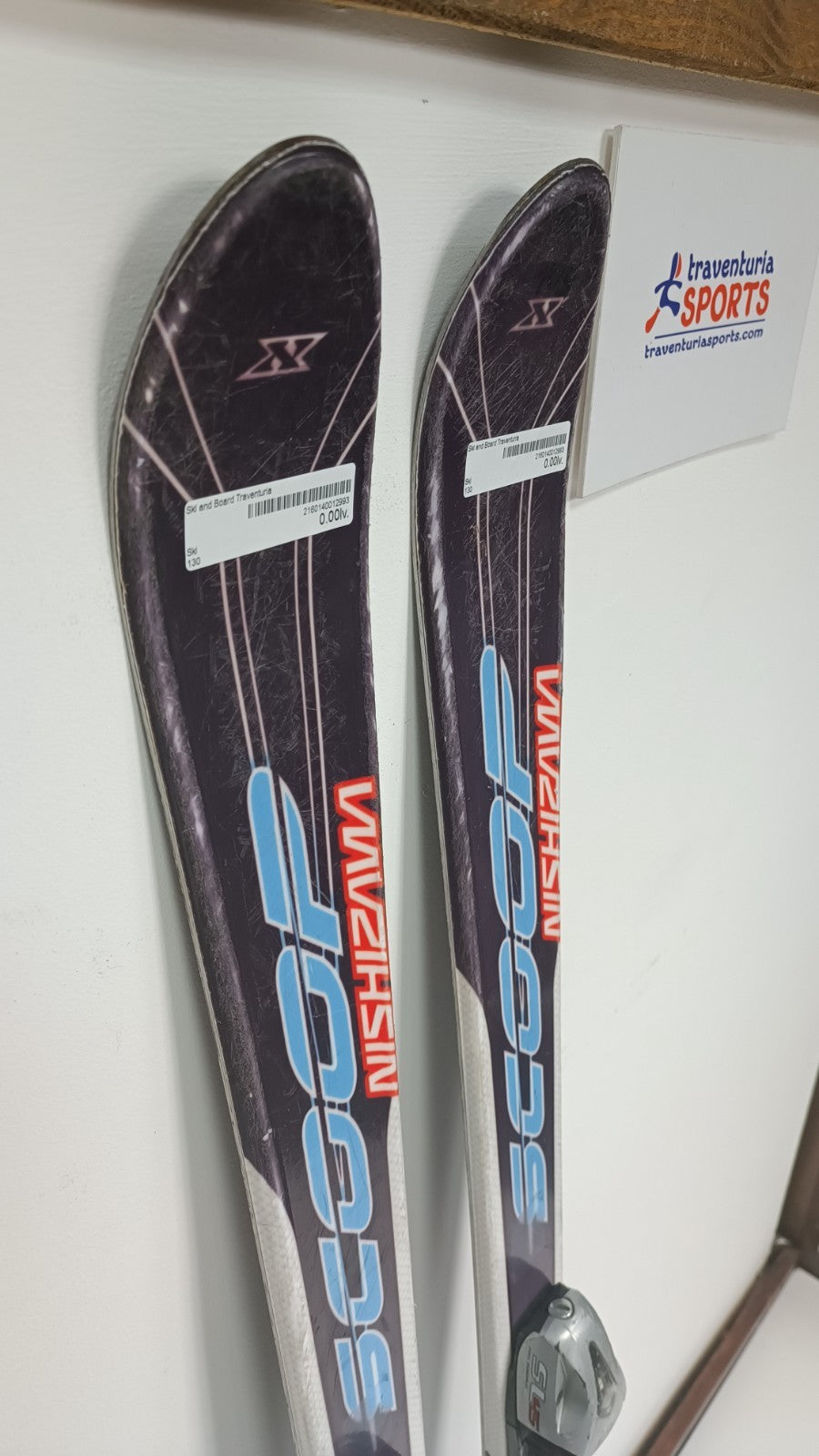 Scoop Cross Nishizama SR 10 130 cm Ski + Tyrolia SL 4.5 Bindungen Winterspaß Schnee