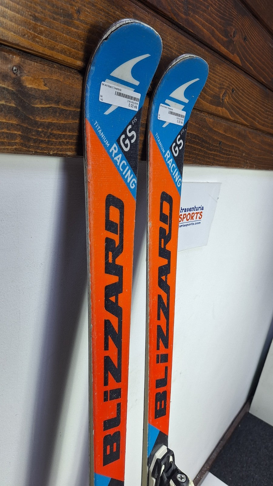 Blizzard Titanium Racing GS 149 cm Skis + Marker 10 Bindings Winter Fun Snow