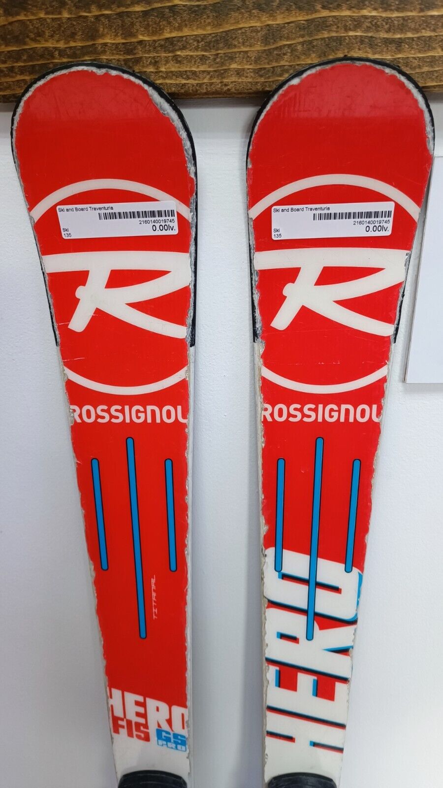 Sci Rossignol Hero GS Pro 135cm + attacchi Look 10 Winter Adventure Winter