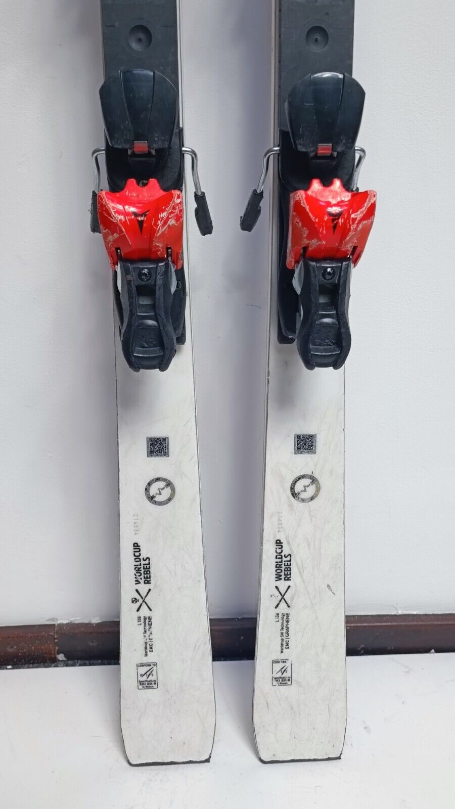 HEAD WC Rebels 156cm Ski + Atomic 10 Bindings Winter Sport