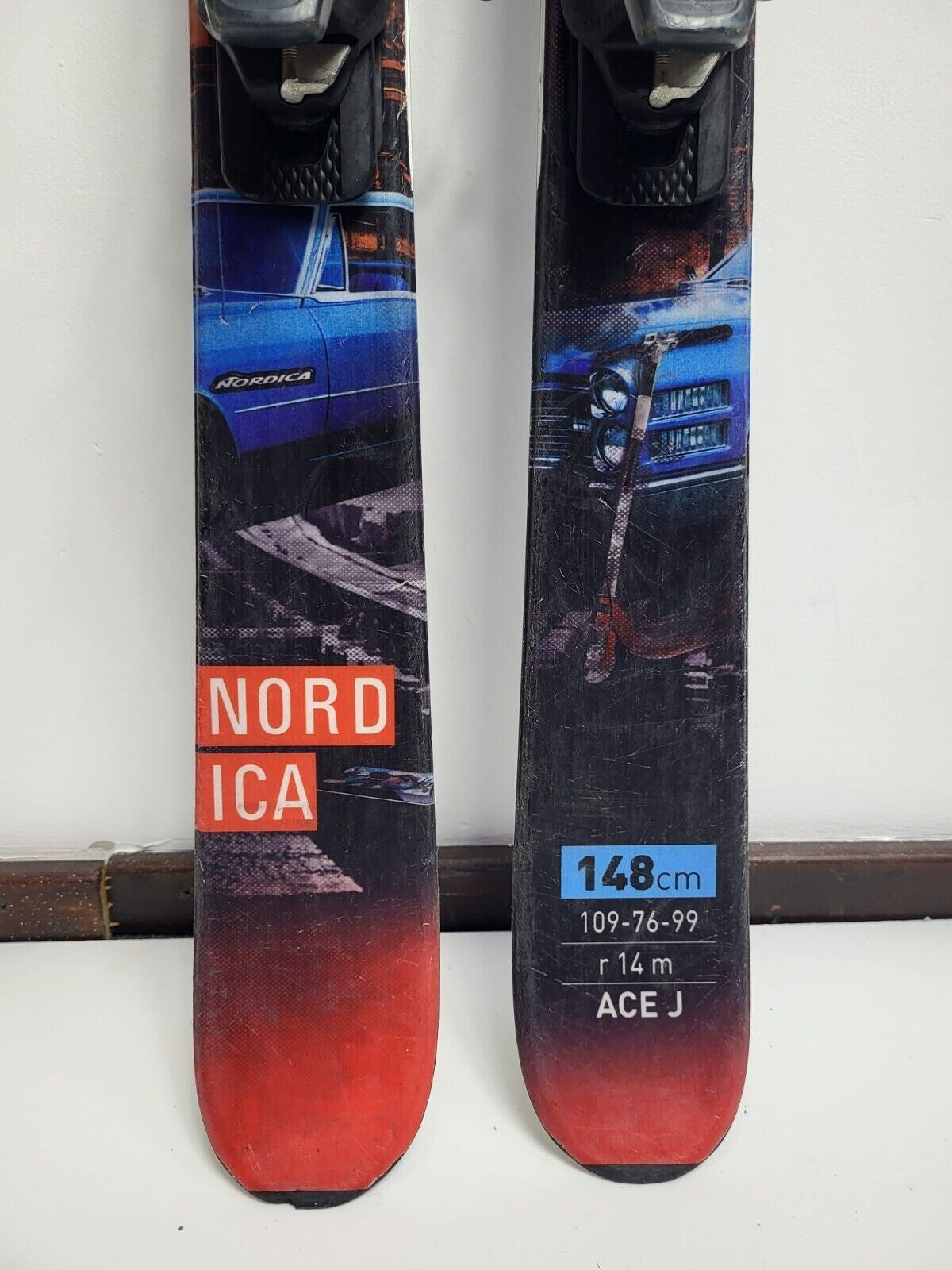 Nordica The Ace J 148 cm Ski + Elan 10 Bindings Winter Outdoor Snow