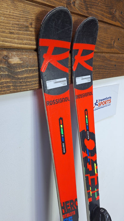 Rossignol Hero Athlete GS Pro 151 cm Ski +Fischer RS9 Bindings Winter Fun Snow