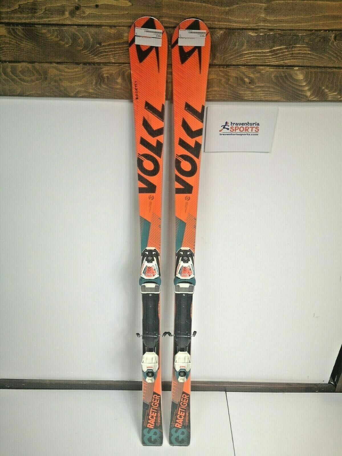 Sci Völkl Racetiger Speedwall 156 cm + attacchi Marker Race 10 Divertimento invernale sulla neve
