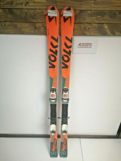 Sci Völkl Racetiger Speedwall 156 cm + attacchi Marker Race 10 Divertimento invernale sulla neve