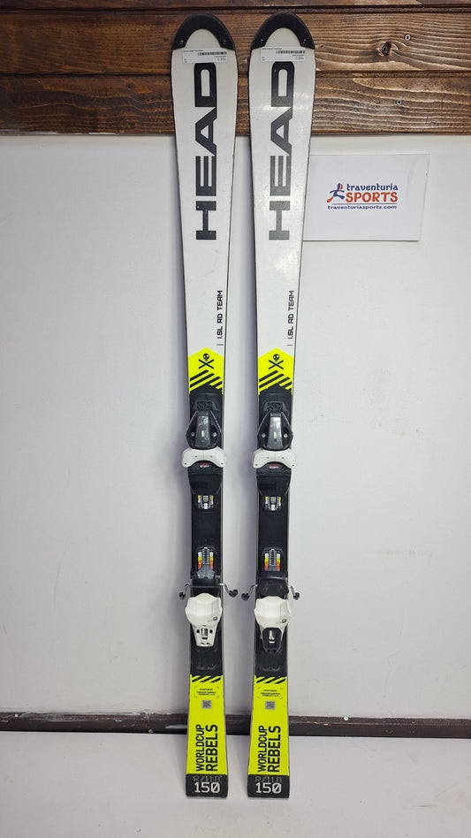 HEAD WC Rebels I.SL RD Team 150cm Ski + HEAD 16 Bindings Winter Sport