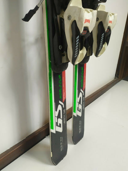 Nordica Dobermann GS J WC 142 cm Sci + Attacchi Marker Race 10 Sport Divertimento Invernale