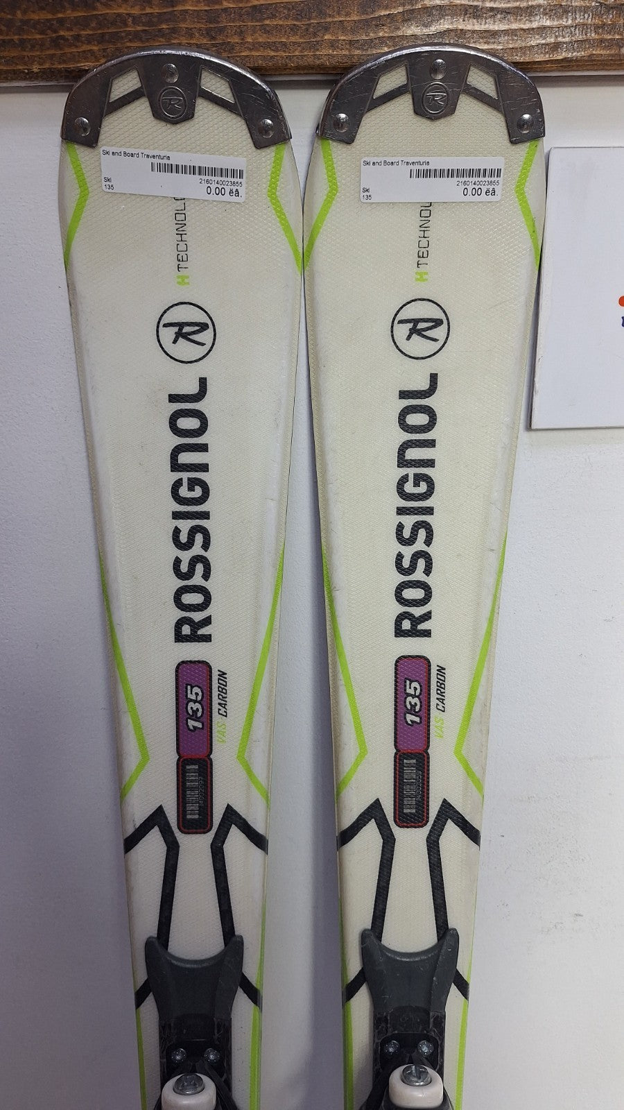 Rossignol Pursuit RTL 135 cm Ski + Rossignol Axium 11 Bindings Winter Sport Snow
