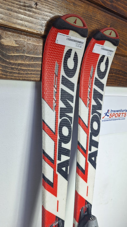 Atomic Pro Race 8 120 cm Ski + Salomon 4.5 Bindungen Wintersport Schnee