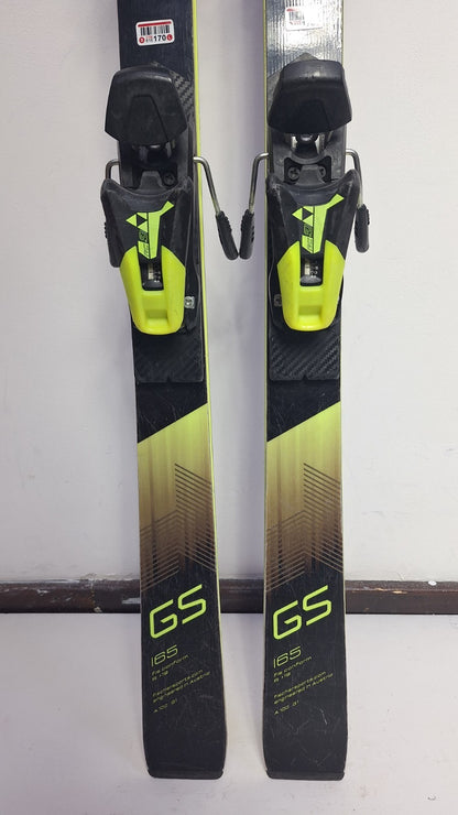 Fischer RC4 WC GS 165 cm Ski + Fischer RC9 Bindung Wintersport Schneespaß