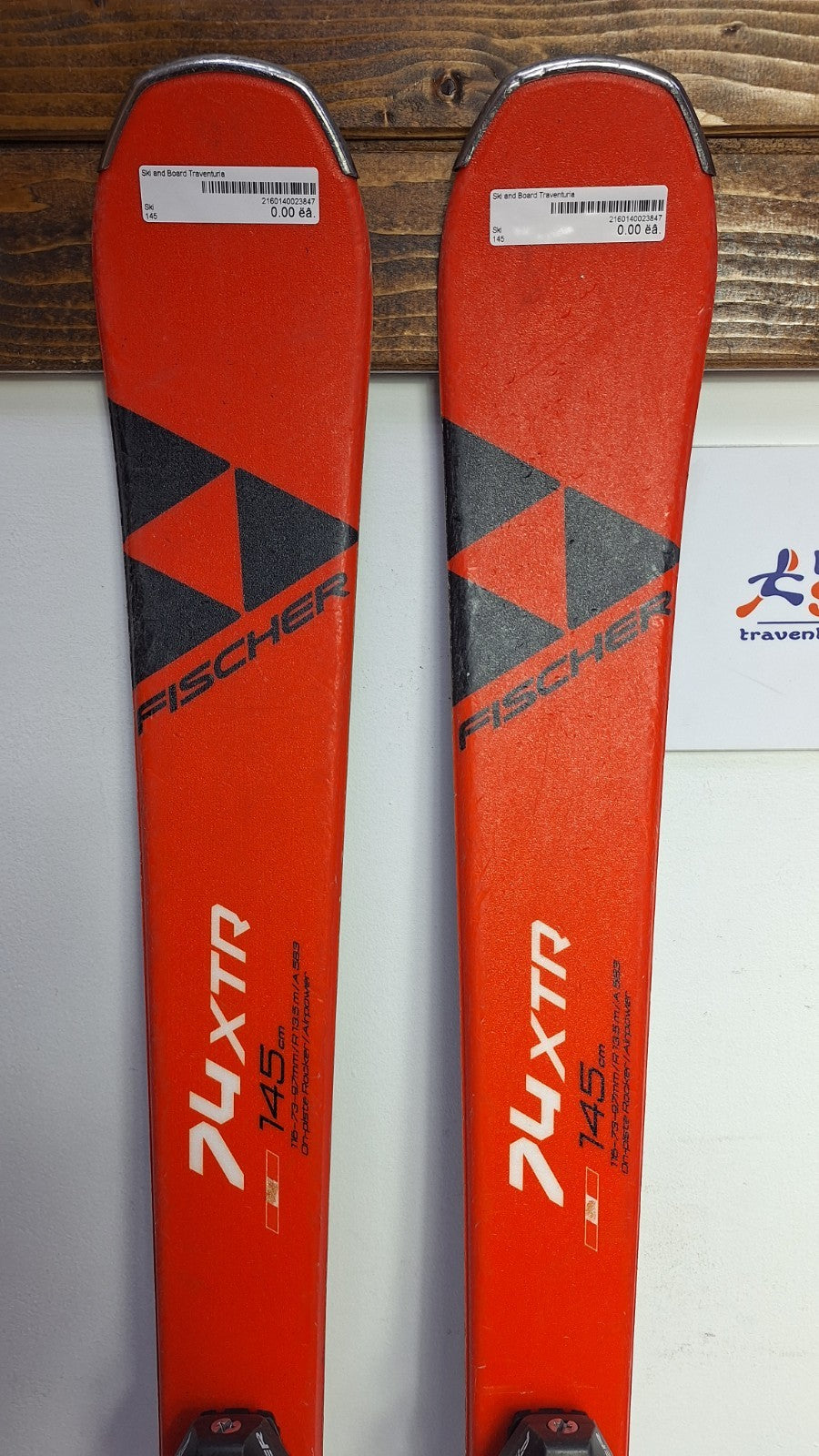 Fischer 74XTR RC One 145 cm Skis + Fischer RS 9 Bindings Winter Fun Snow