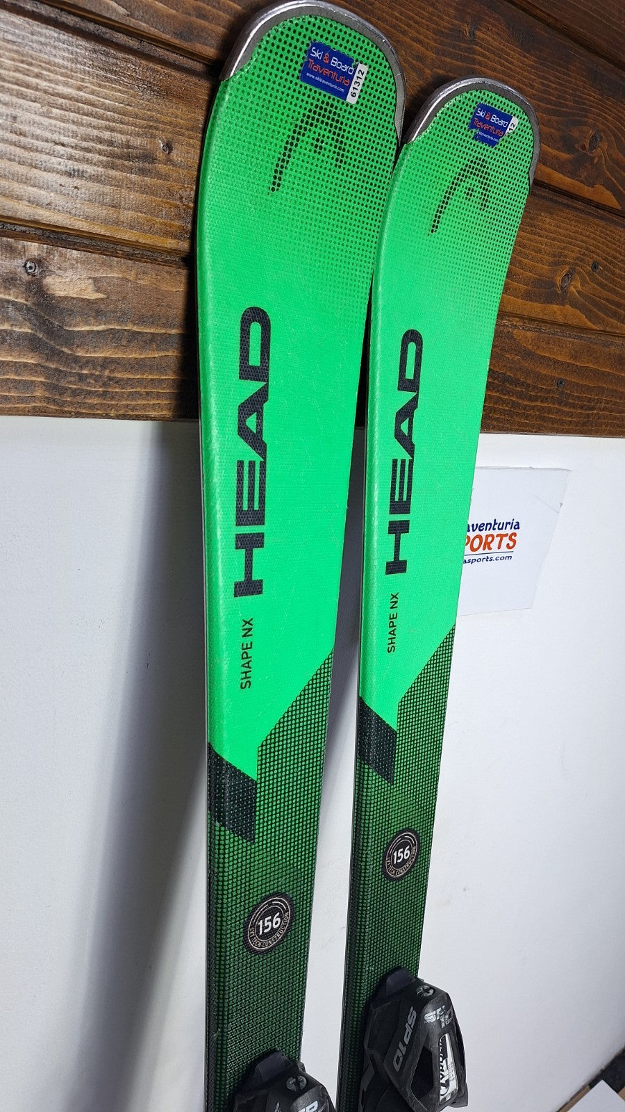 HEAD Shape NX  156cm  Ski + Tyrolia SP 10 Bindings Winter Sport Fun Snow