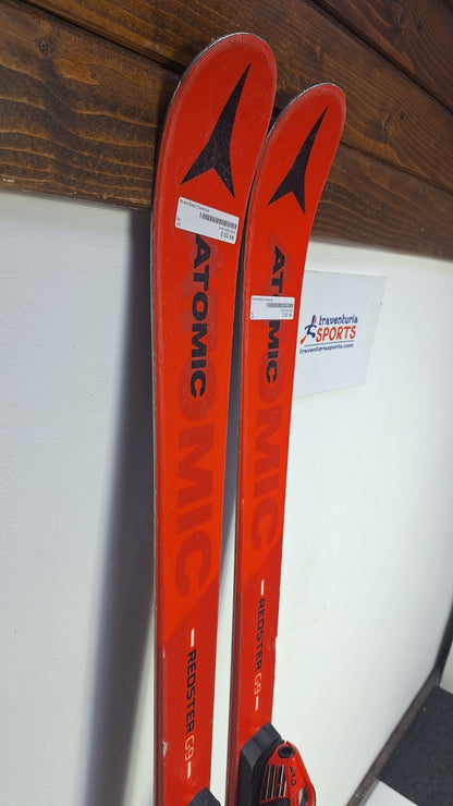 Atomic Redster G9 145 cm Skis + Atomic 10 Bindings Winter Fun Snow