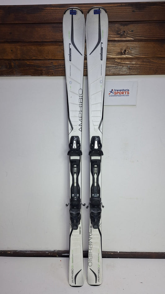 Elan Amphibio 12 Ti 168cm Ski + Elan EL 10  Bindings Winter Adventure Outdoor