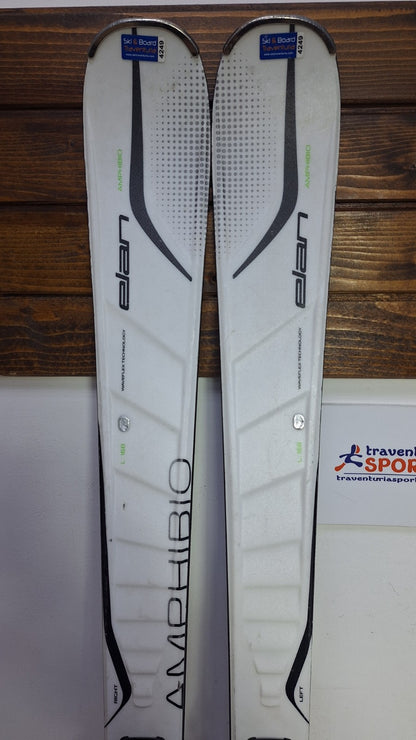 Elan Amphibio 12 Ti 168cm Ski + Elan EL 10  Bindings Winter Adventure Outdoor