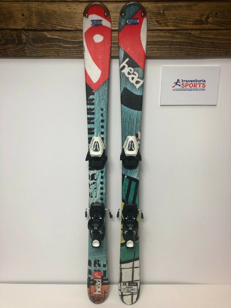 HEAD Souphead 117 cm Ski + BRAND NEW Salomon 4.5 Bindings Sport Snow W – Traventuria Sports