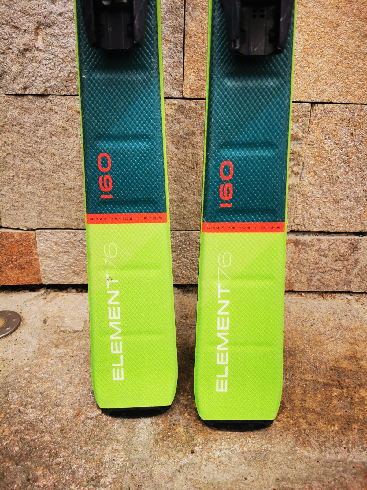 Elan Element 76 160cm  Ski + Elan ESP 10 Bindings Adventure Winter Sport