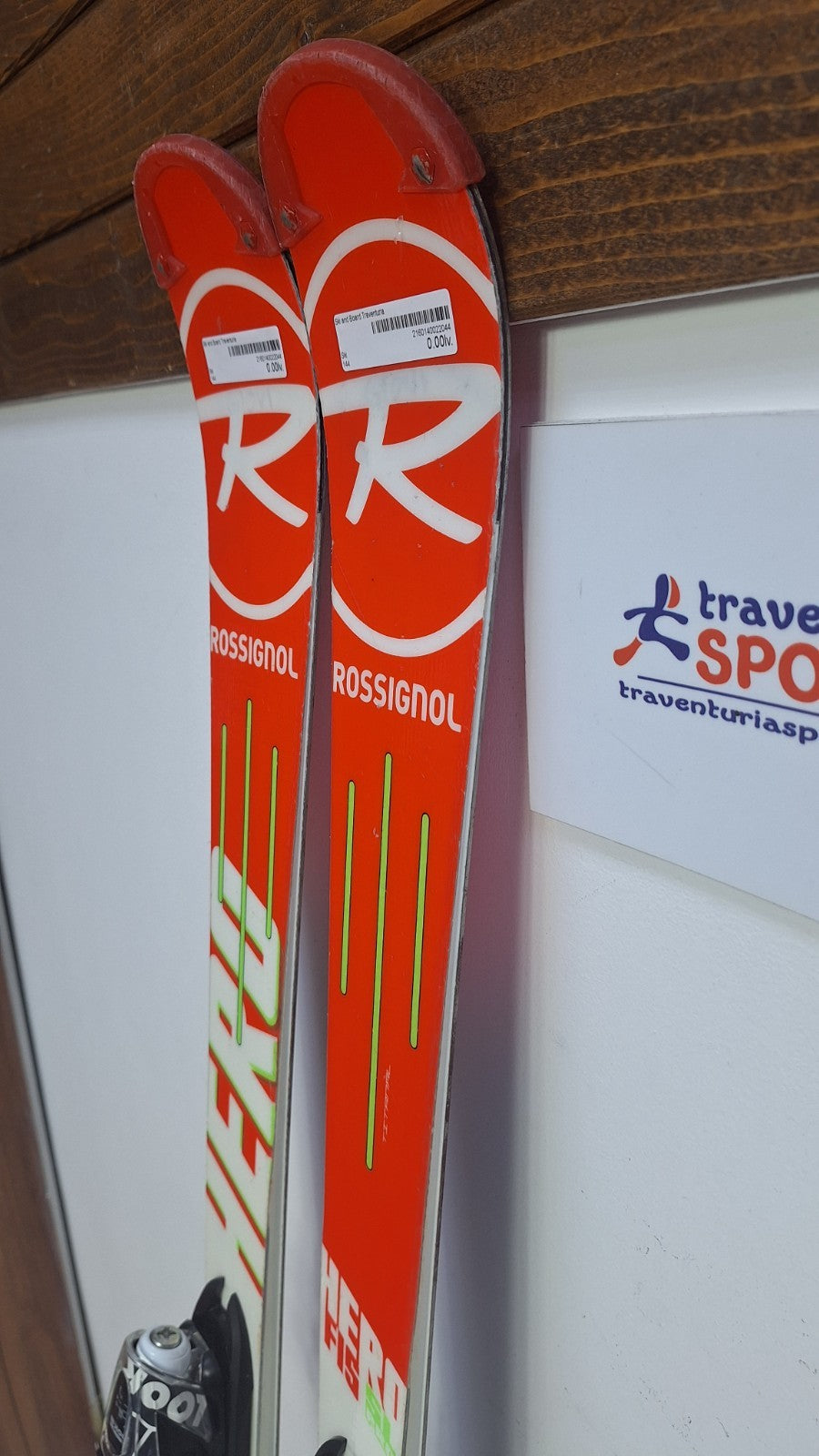Sci Rossignol Hero FIS SL Pro 144 cm + attacchi New Look 7 Divertimento invernale sulla neve