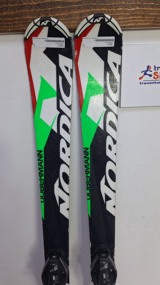 Nordica Dobermann WC SL J 136 cm Ski + Fischer RS9 Bindings Sport Winter Fun