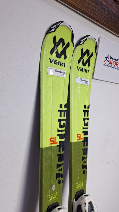Völkl Racetiger 11 SL 130 cm Ski + Marker 7 Bindung Wintersport Schneespaß