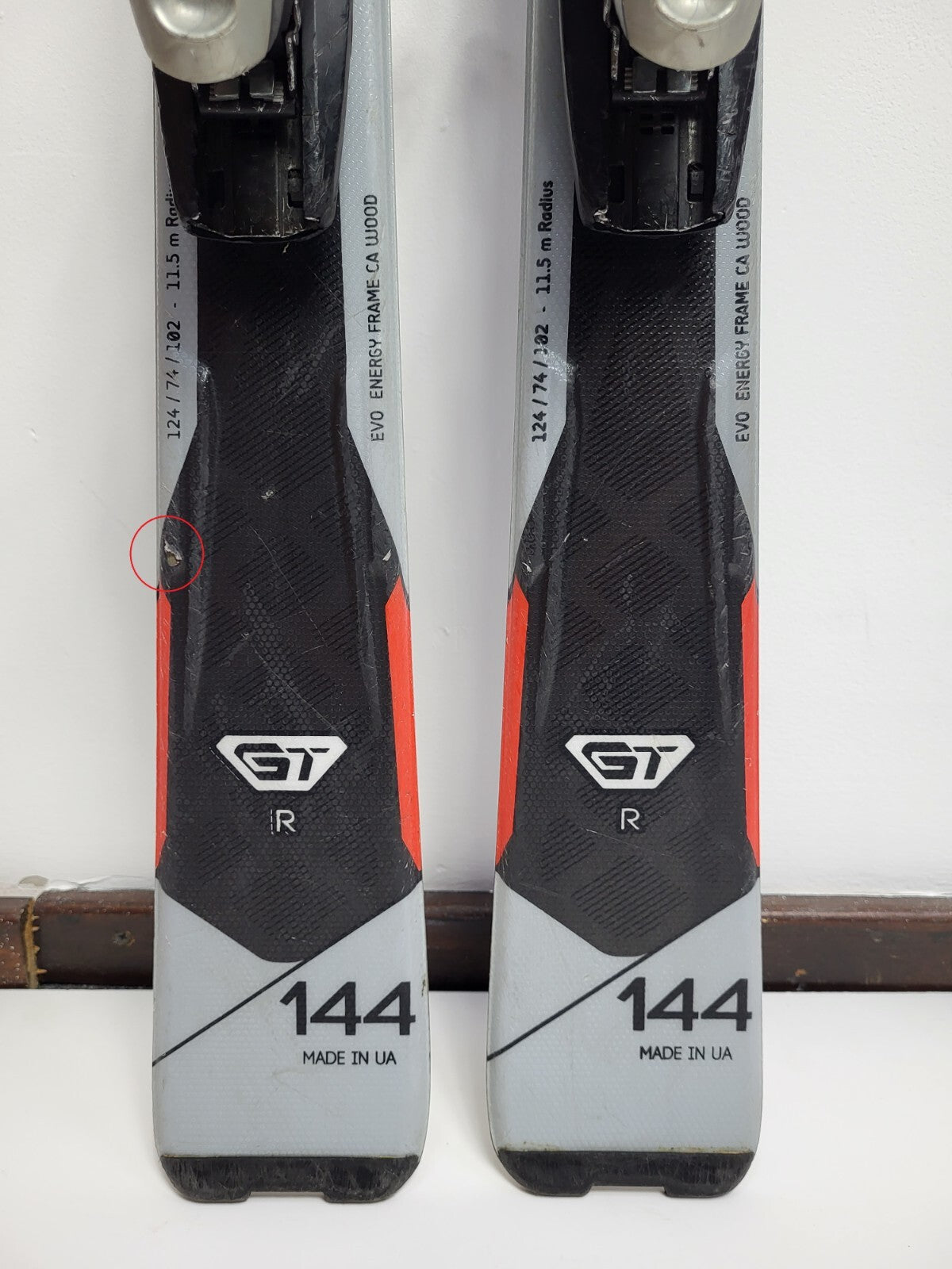 Nordica GT R EVO 144cm Ski + fixations Elan ESP 7.5  Divertissement hivernal, neige et sport