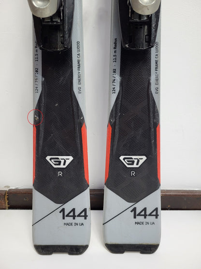 Nordica GT R EVO 144cm Ski + fixations Elan ESP 7.5  Divertissement hivernal, neige et sport