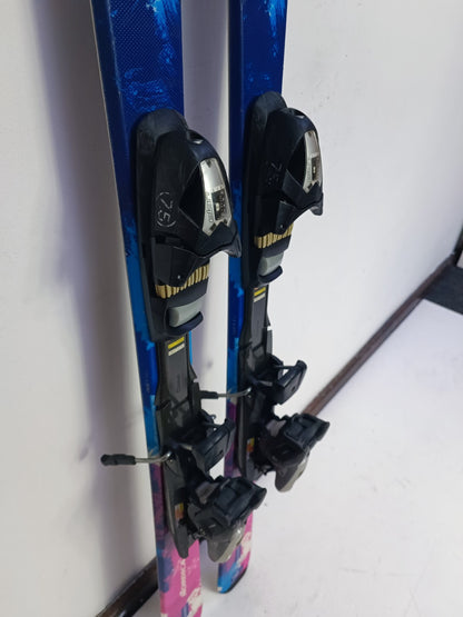 Nordica Little Belle 130 cm Ski + Fixations Elan ESP 7.5 Aventure hivernale Hiver