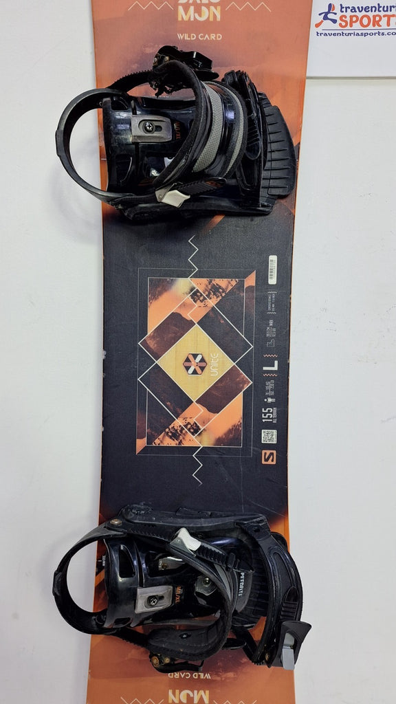 Salomon Wild Card 155 cm Snowboard + Speedfit L Bindings Winter