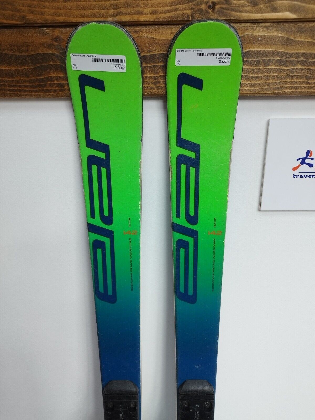 Elan Race GSX 142 cm Ski + Elan EL 7.5 Bindungen Winterspaß Schneeabenteuer Sport