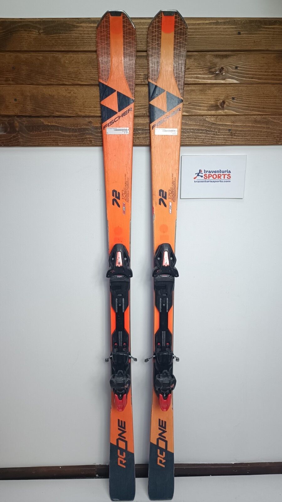 Fischer RC One 72 170cm Ski + Fischer 12 Bindungen Winter Fun Snow Sport