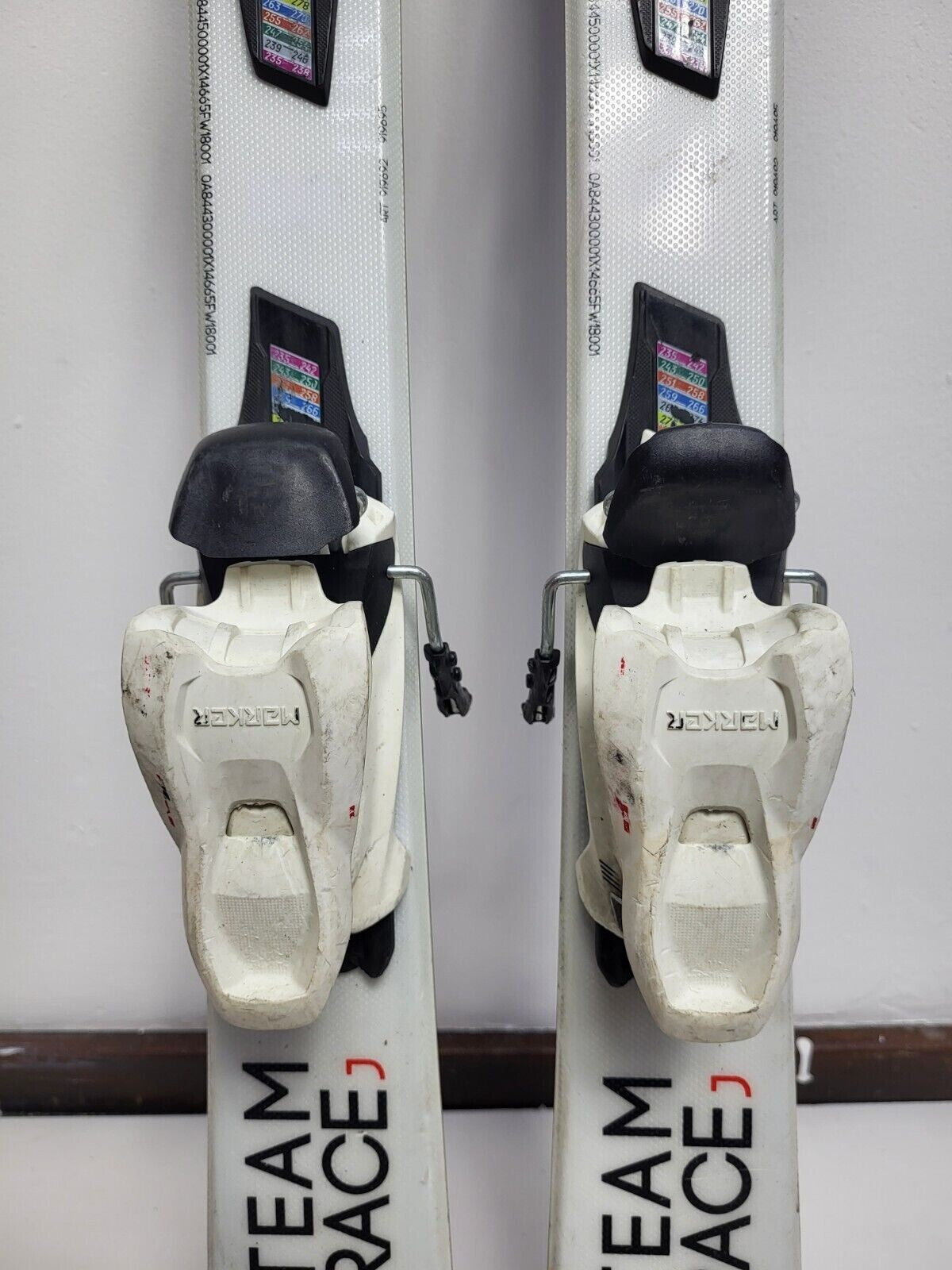 Nordica Team Race 120 cm Ski + Fixations Marker 7 Sport Plaisir hivernal