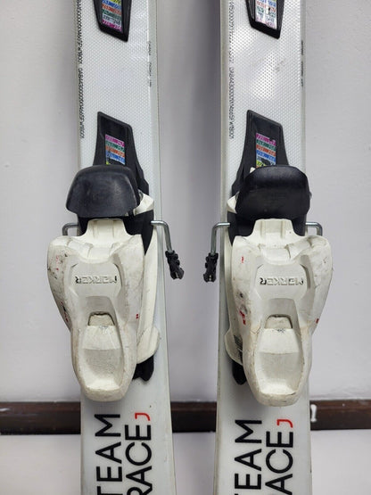 Nordica Team Race 120 cm Ski + Fixations Marker 7 Sport Plaisir hivernal