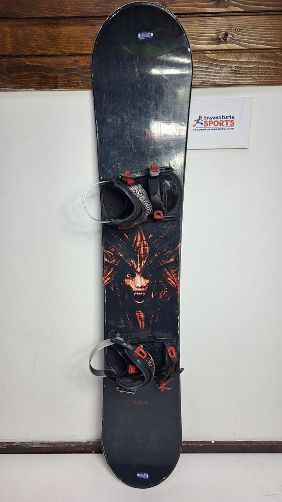 Matrix Syco 154 cm Snowboard + HEAD Rental M  Bindings Winter Snow Adventure Fun